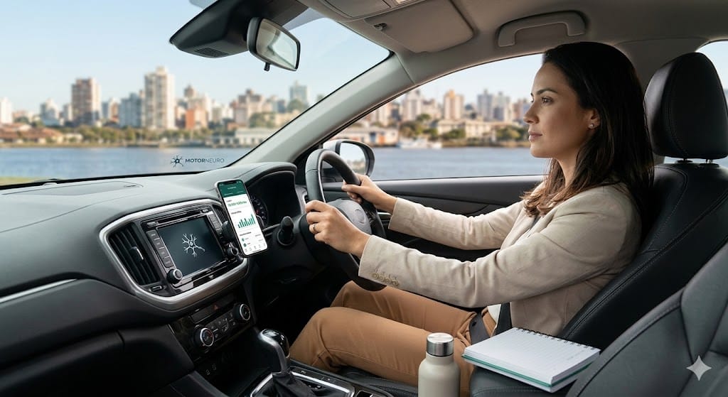 motorista empreendedor focado no lucro
