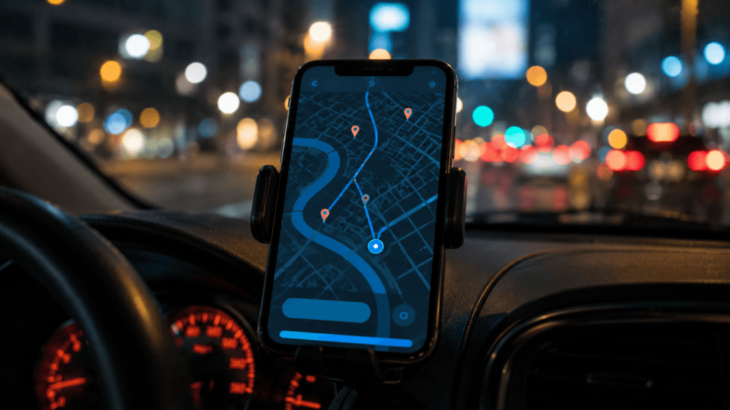 Uber Pro vale a pena? Mapa de corridas disponíveis no app durante análise de sazonalidade.