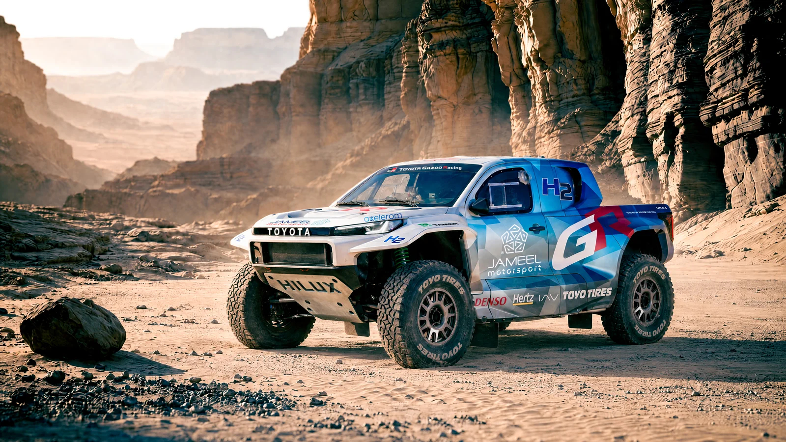 Toyota Hilux a hidrogênio, protótipo DKR GR FC para o Dakar